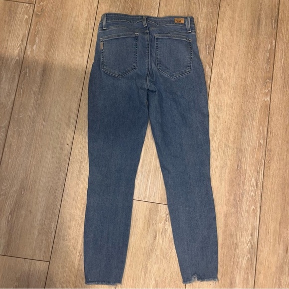 Paige Jeans Verdugo Ankle Jeans Bella Blu Distressed Raw Hem 30 - Picture 9 of 14